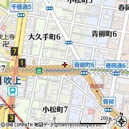 愛知県名古屋市千種区小松町周辺の地図