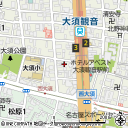 Ｗｅｌｌｂｅｉｎｇ大須周辺の地図