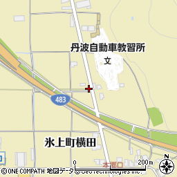 兵庫県丹波市氷上町横田56周辺の地図