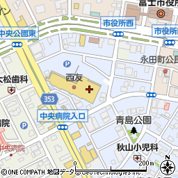 こむぎ工房富士青島店周辺の地図