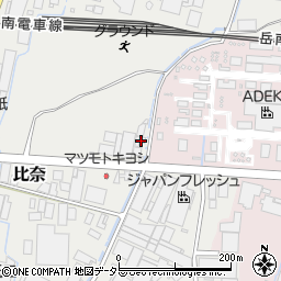 静岡県富士市比奈261周辺の地図