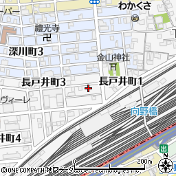 愛知県名古屋市中村区長戸井町2丁目11周辺の地図