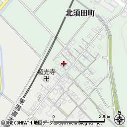 滋賀県東近江市北須田町600周辺の地図