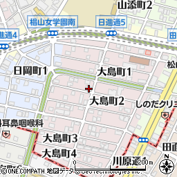 愛知県名古屋市千種区大島町2丁目26周辺の地図