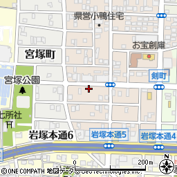 愛知県名古屋市中村区小鴨町114周辺の地図