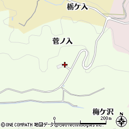 愛知県豊田市菅生町菅ノ入周辺の地図