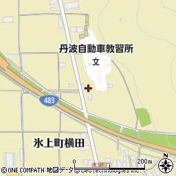 兵庫県丹波市氷上町横田57-2周辺の地図