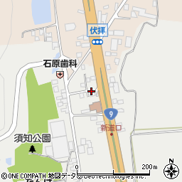 京都府京丹波町（船井郡）須知（伏拝）周辺の地図