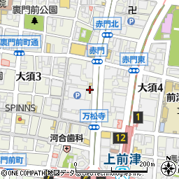 バーガーキング大須店周辺の地図