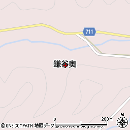 京都府船井郡京丹波町鎌谷奥周辺の地図