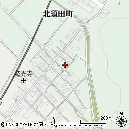 滋賀県東近江市北須田町613-2周辺の地図