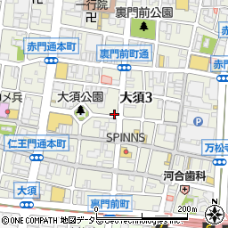 名鉄協商大須第１８駐車場周辺の地図