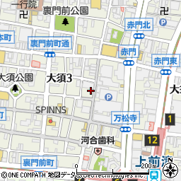 ゲオモバイル　名古屋大須新天地通店周辺の地図