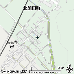 滋賀県東近江市北須田町613-1周辺の地図