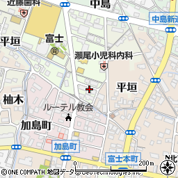 静岡県富士市八幡町1周辺の地図