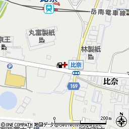 静岡県富士市比奈602周辺の地図