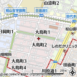 愛知県名古屋市千種区大島町2丁目10周辺の地図