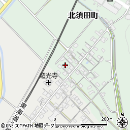 滋賀県東近江市北須田町590周辺の地図