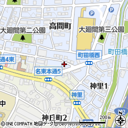 愛知県名古屋市名東区高間町146周辺の地図