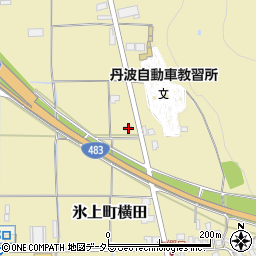兵庫県丹波市氷上町横田55-1周辺の地図