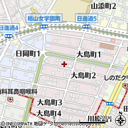 愛知県名古屋市千種区大島町2丁目27周辺の地図