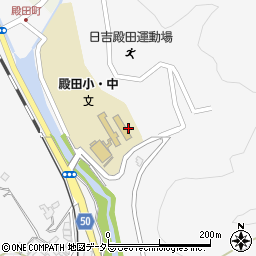 京都府南丹市日吉町殿田大貝周辺の地図