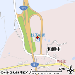 ローソン和邇妹子の郷店周辺の地図