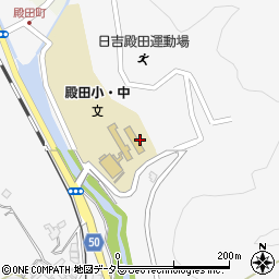 京都府南丹市日吉町殿田（大貝）周辺の地図