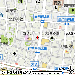 三菱ＵＦＪ銀行大須 ＡＴＭ周辺の地図