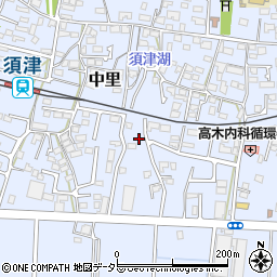 静岡県富士市中里38周辺の地図