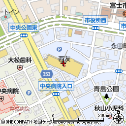 西友富士青島店周辺の地図