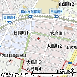 愛知県名古屋市千種区大島町2丁目29周辺の地図