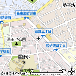 愛知県名古屋市名東区高針3丁目408周辺の地図