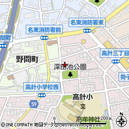 愛知県名古屋市名東区高針3丁目301周辺の地図