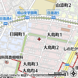 愛知県名古屋市千種区大島町2丁目5周辺の地図