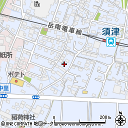 静岡県富士市中里299周辺の地図