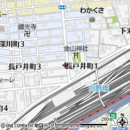 愛知県名古屋市中村区長戸井町2丁目2周辺の地図