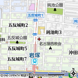 クリーニング京町屋　岩塚店周辺の地図