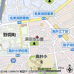 愛知県名古屋市名東区高針3丁目312周辺の地図