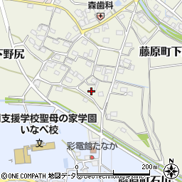 三重県いなべ市藤原町下野尻483周辺の地図