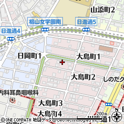 愛知県名古屋市千種区大島町2丁目4周辺の地図