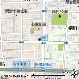 愛知県名古屋市中村区小鴨町95周辺の地図