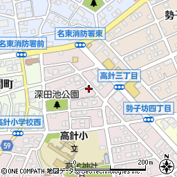愛知県名古屋市名東区高針3丁目504周辺の地図