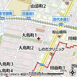 愛知県名古屋市千種区大島町1丁目88周辺の地図