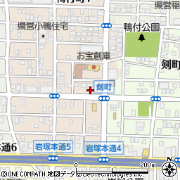 愛知県名古屋市中村区小鴨町96周辺の地図