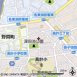 愛知県名古屋市名東区高針3丁目311周辺の地図
