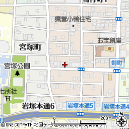 愛知県名古屋市中村区小鴨町106周辺の地図