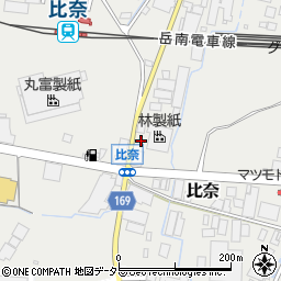 京王製紙株式会社　比奈工場周辺の地図