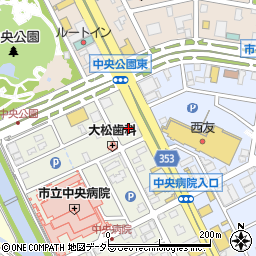 カーテン＆じゅうたん王国富士店周辺の地図