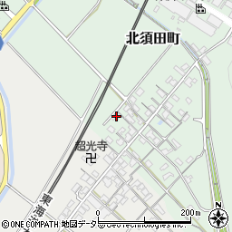 滋賀県東近江市北須田町591周辺の地図